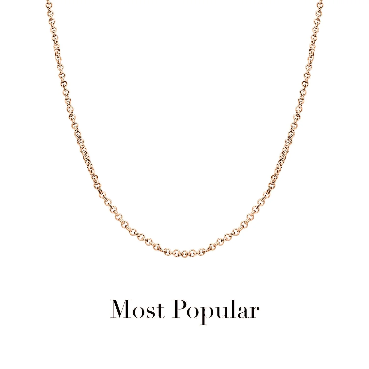 Cursive Name Necklace (Rose Gold)