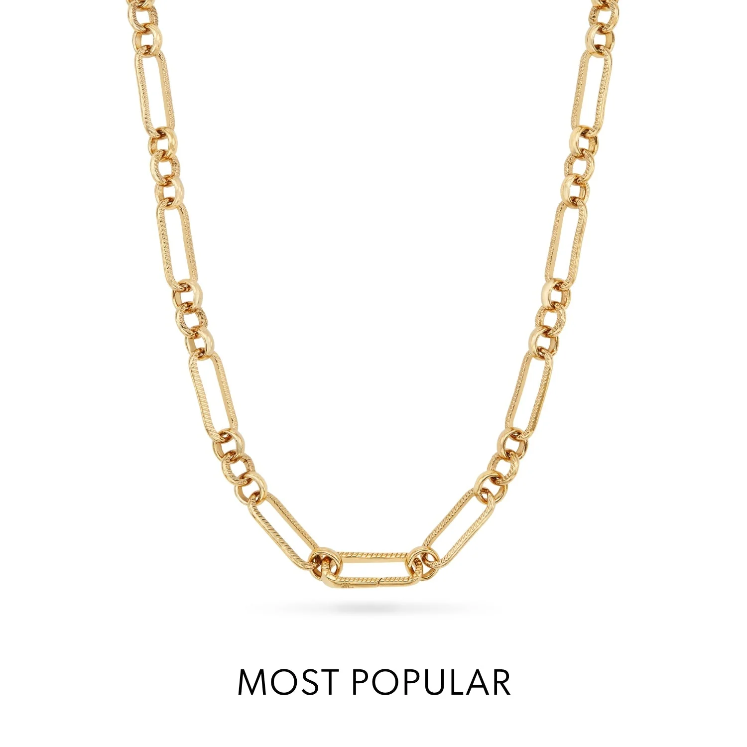 Entwine Cross Necklace (Gold)