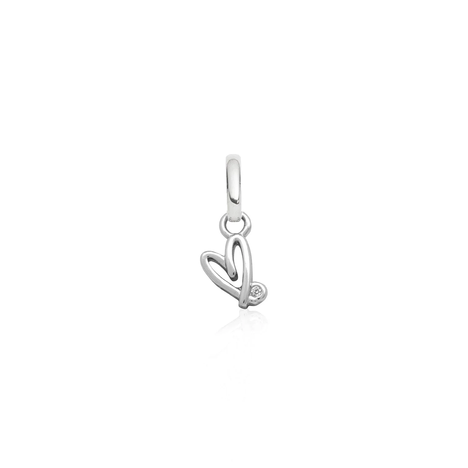 Stacey's Stories Doodle Heart Pendant (Silver)