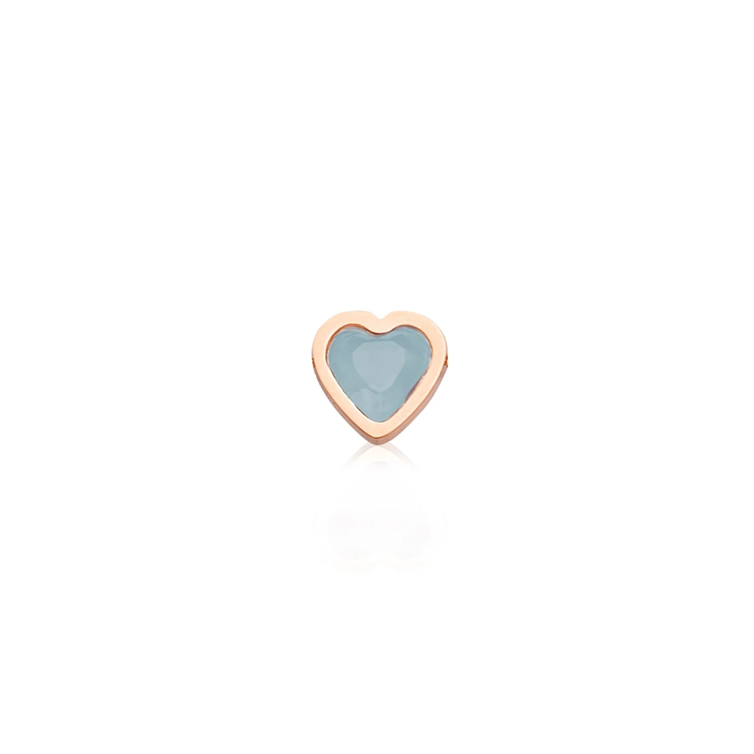 Made Mine Charms - Heart Birthstone Charms (Rose Gold)