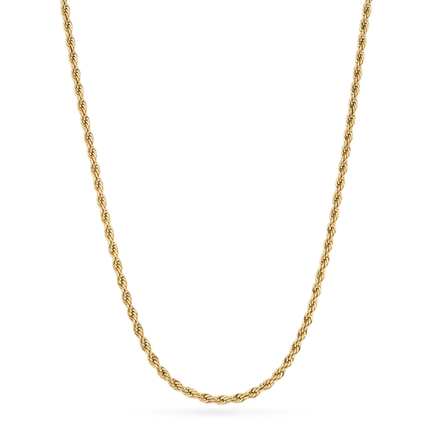Entwine Initial Necklace (Gold)