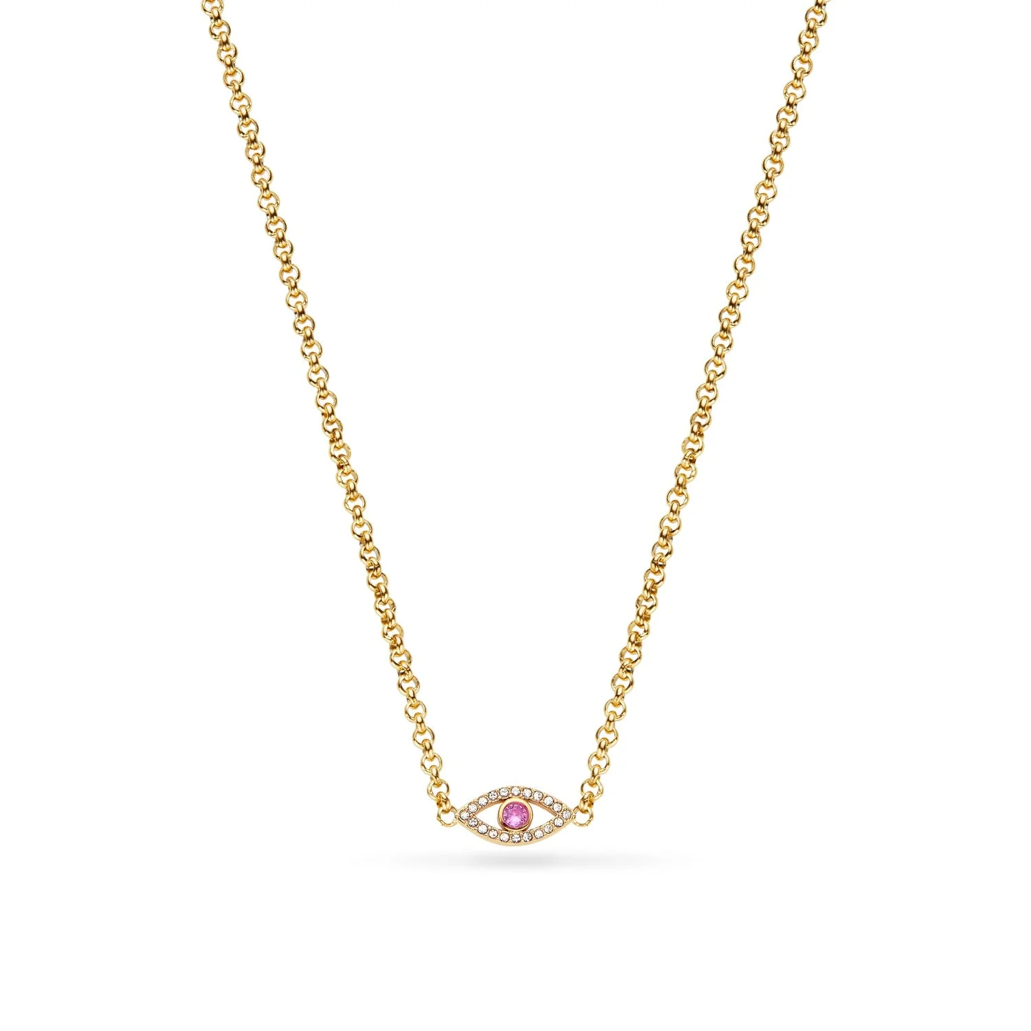 Custom Evil Eye Necklace (Gold)