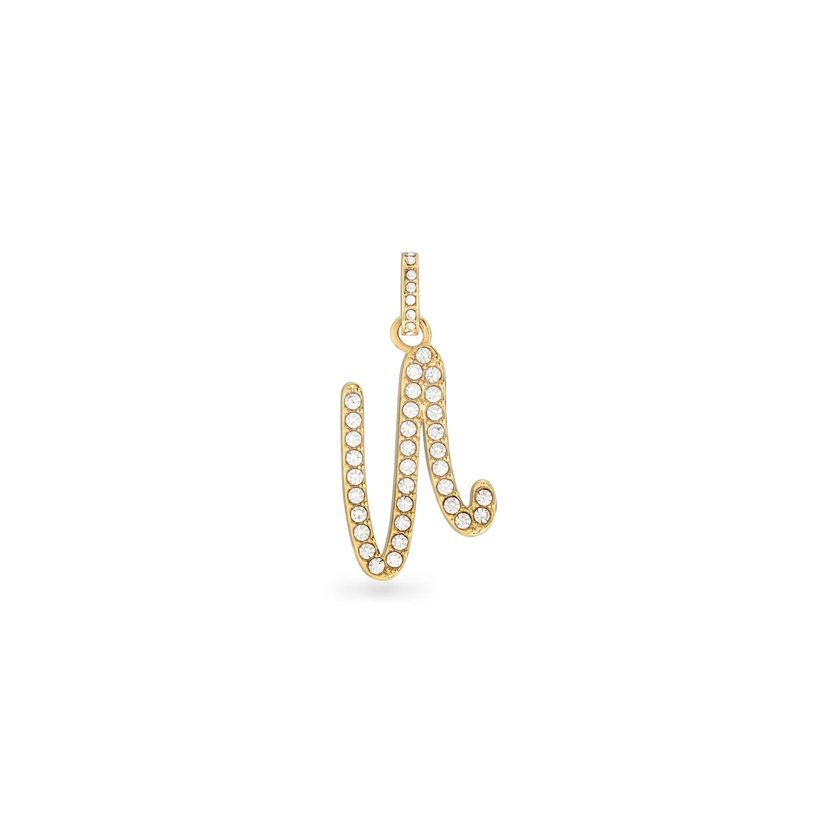 Pavé Initial Pendant (Gold)