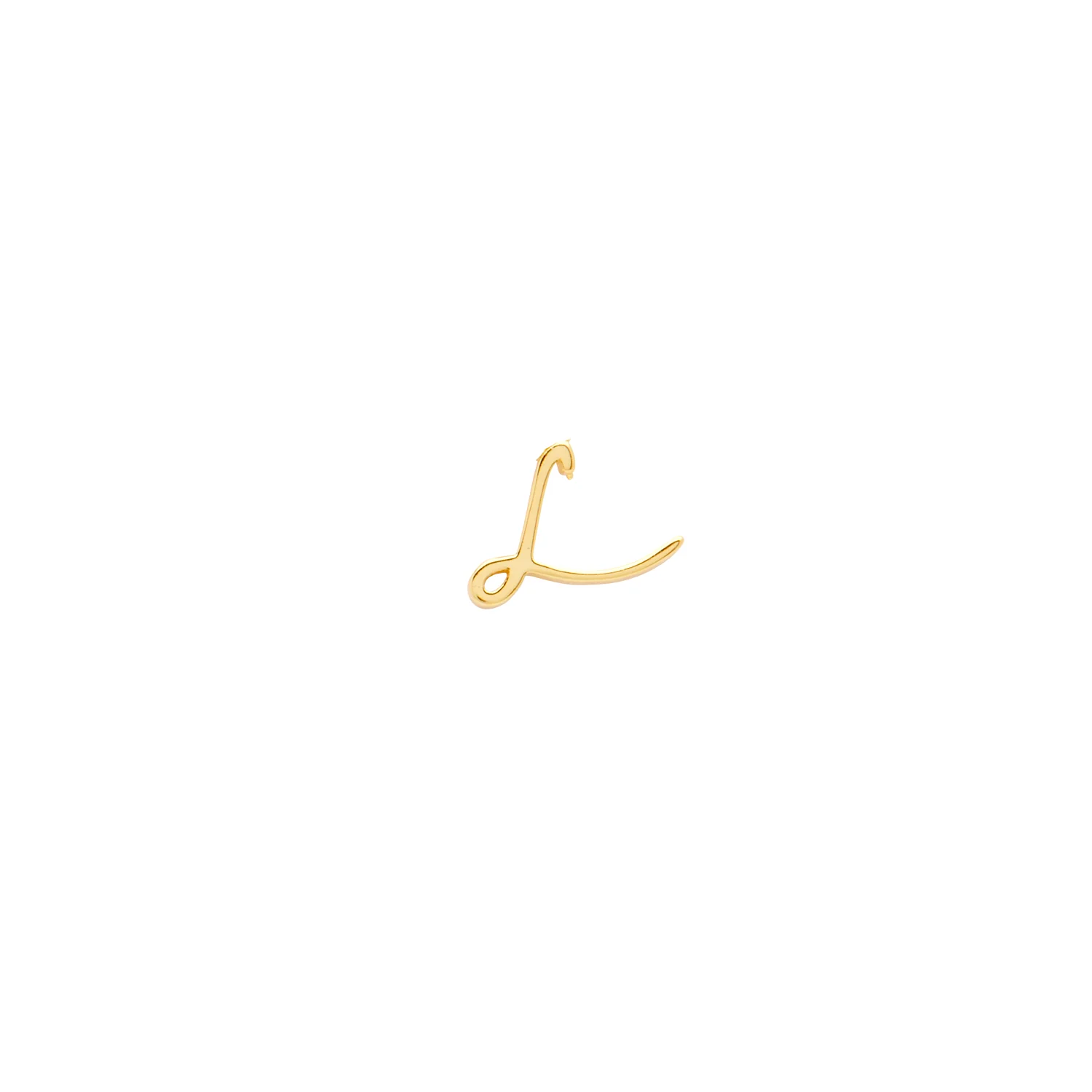 Stacey's Stories Script Initial Pendant (Gold)