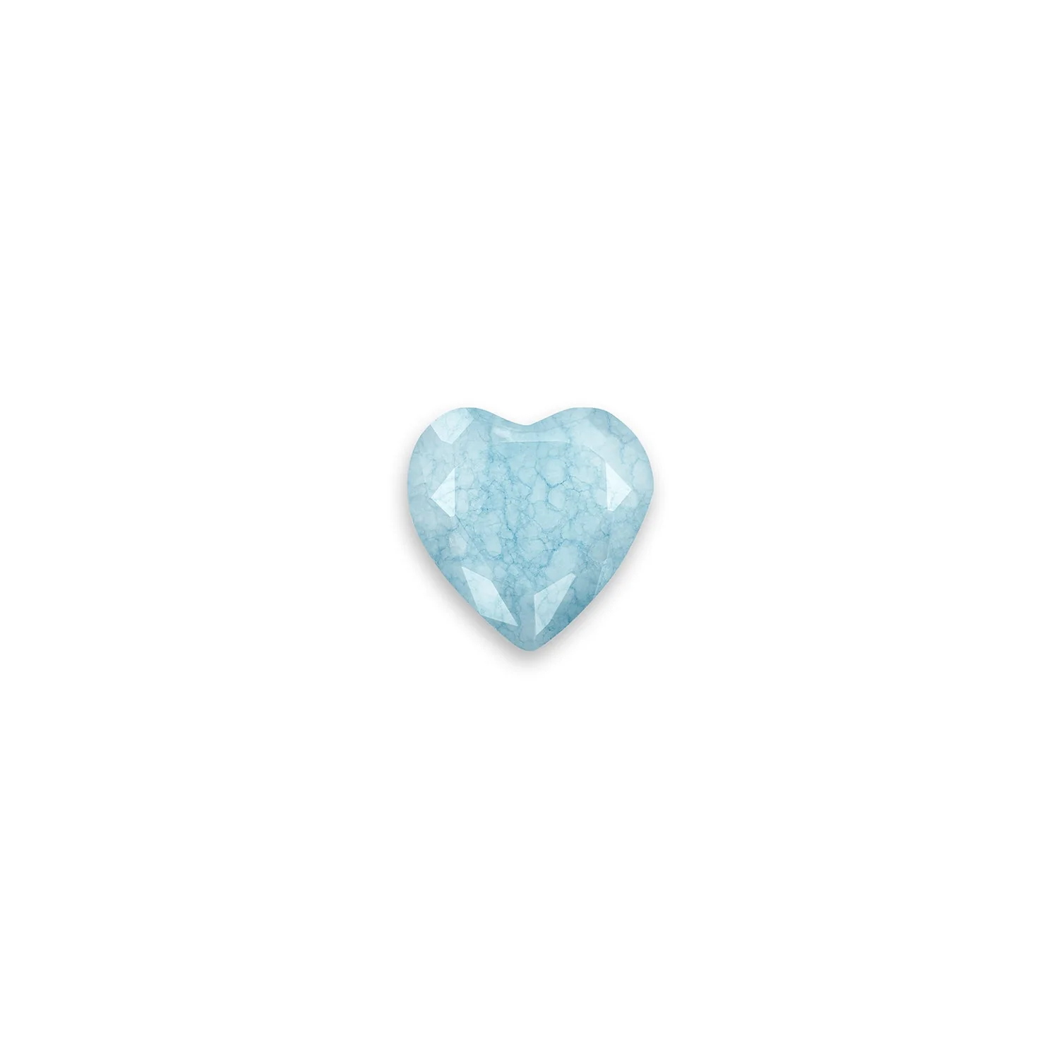 Heart Birthstone Necklace Charm