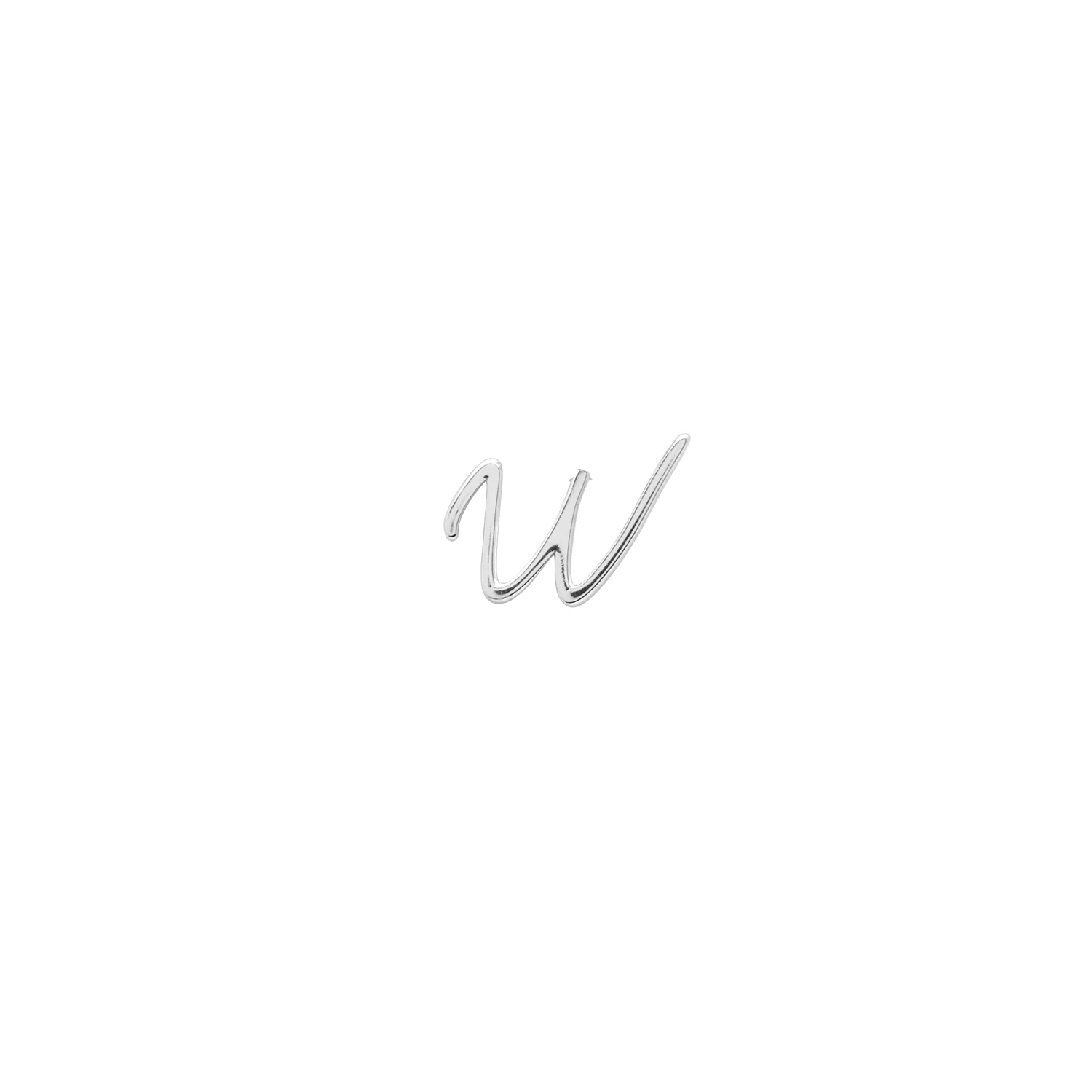 Stacey's Stories Script Initial Pendant (Silver)