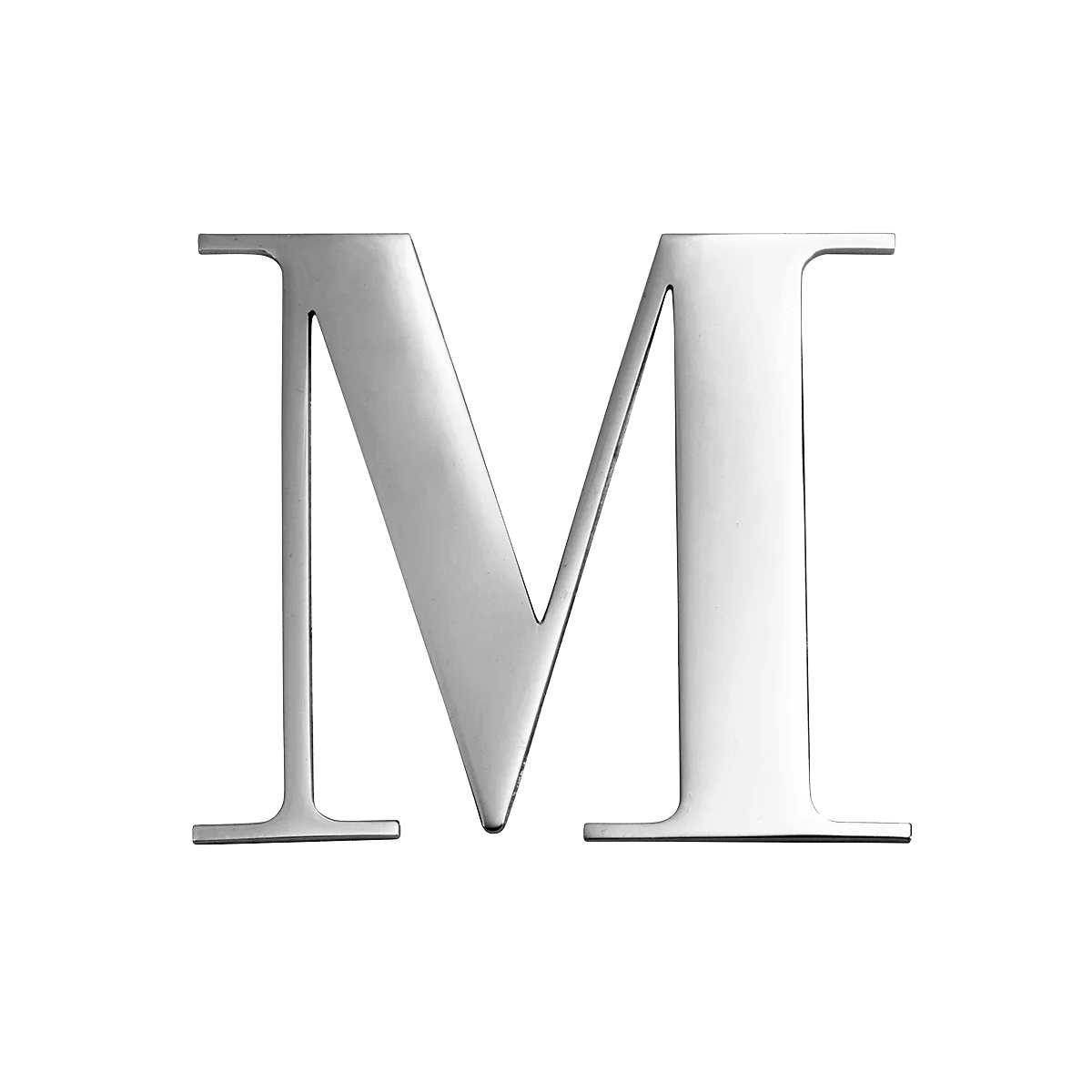 Custom Figaro Icon - Initial (Silver)