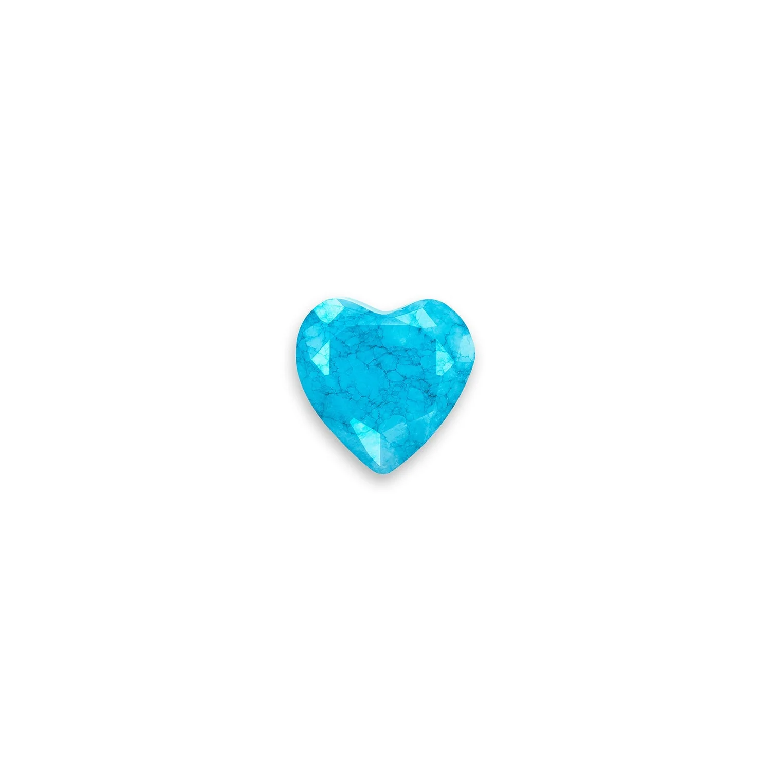 Heart Birthstone Necklace Charm