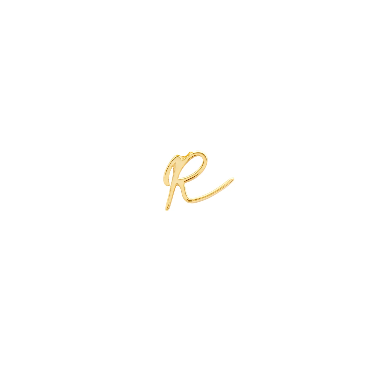 Stacey's Stories Script Initial Pendant (Gold)