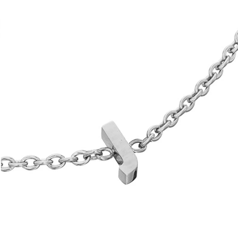 Mini Heart Birthstone & Initial Bracelet Bundle (Silver)