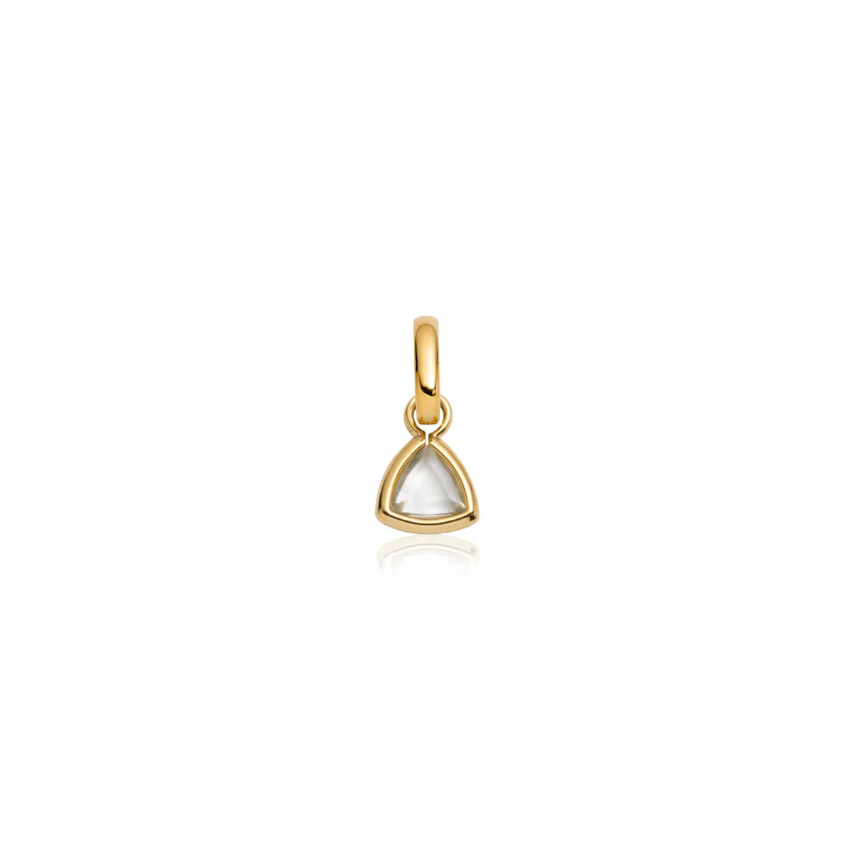 Droplet Birthstone Pendant (Gold)