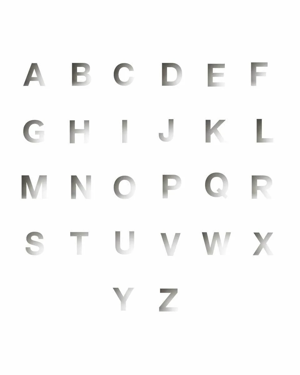 Mini Letter Bundle (Silver)