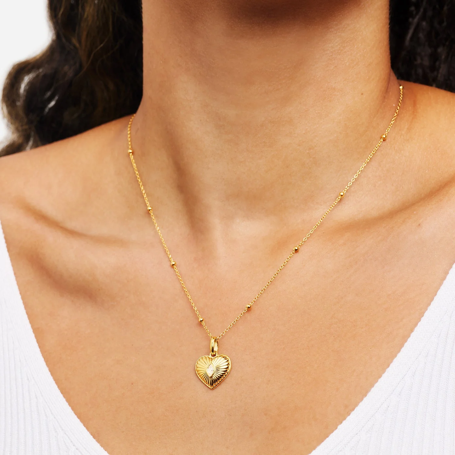 Entwine Heart Pendant (Gold)
