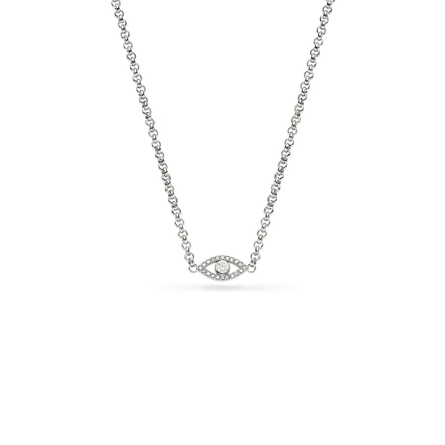 Custom Evil Eye Necklace (Silver)