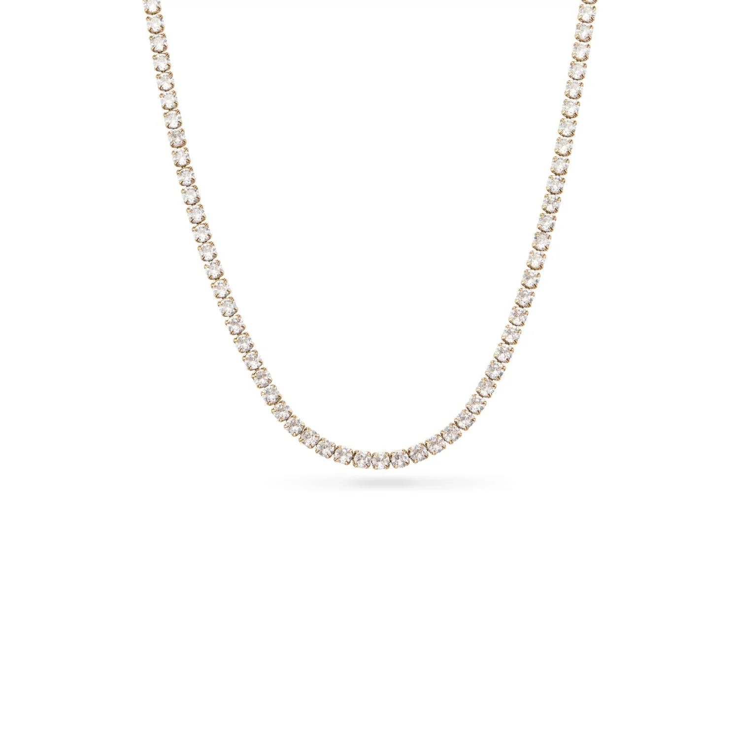 Entwine Cross Necklace (Gold)