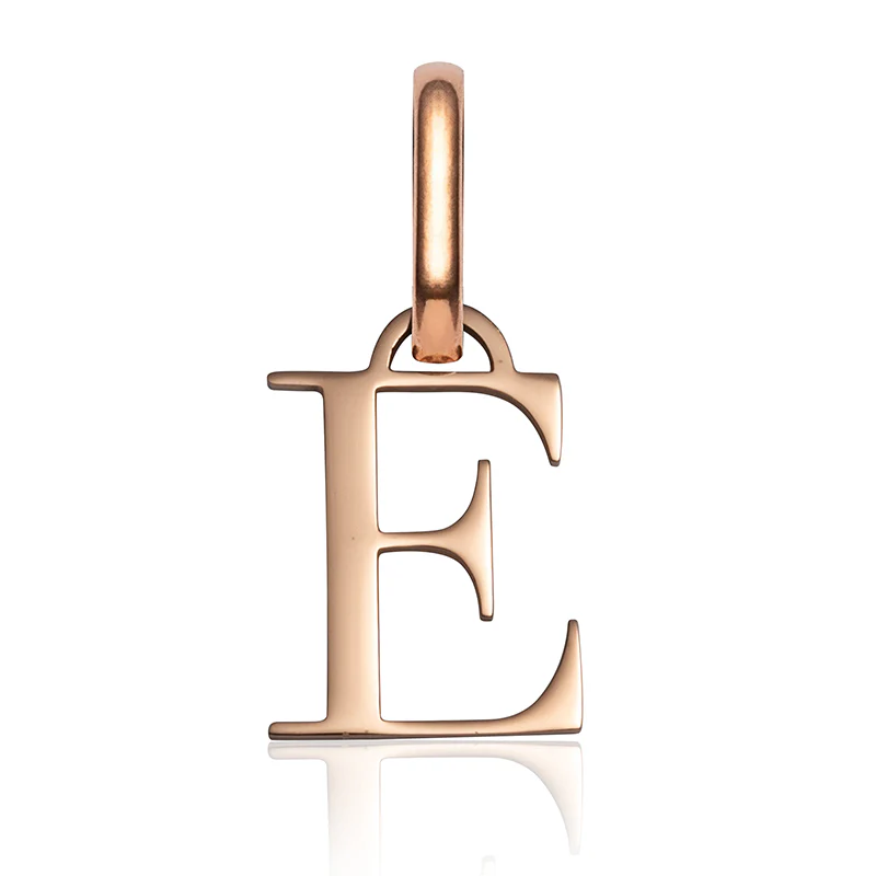 Letter Pendant (Rose Gold)