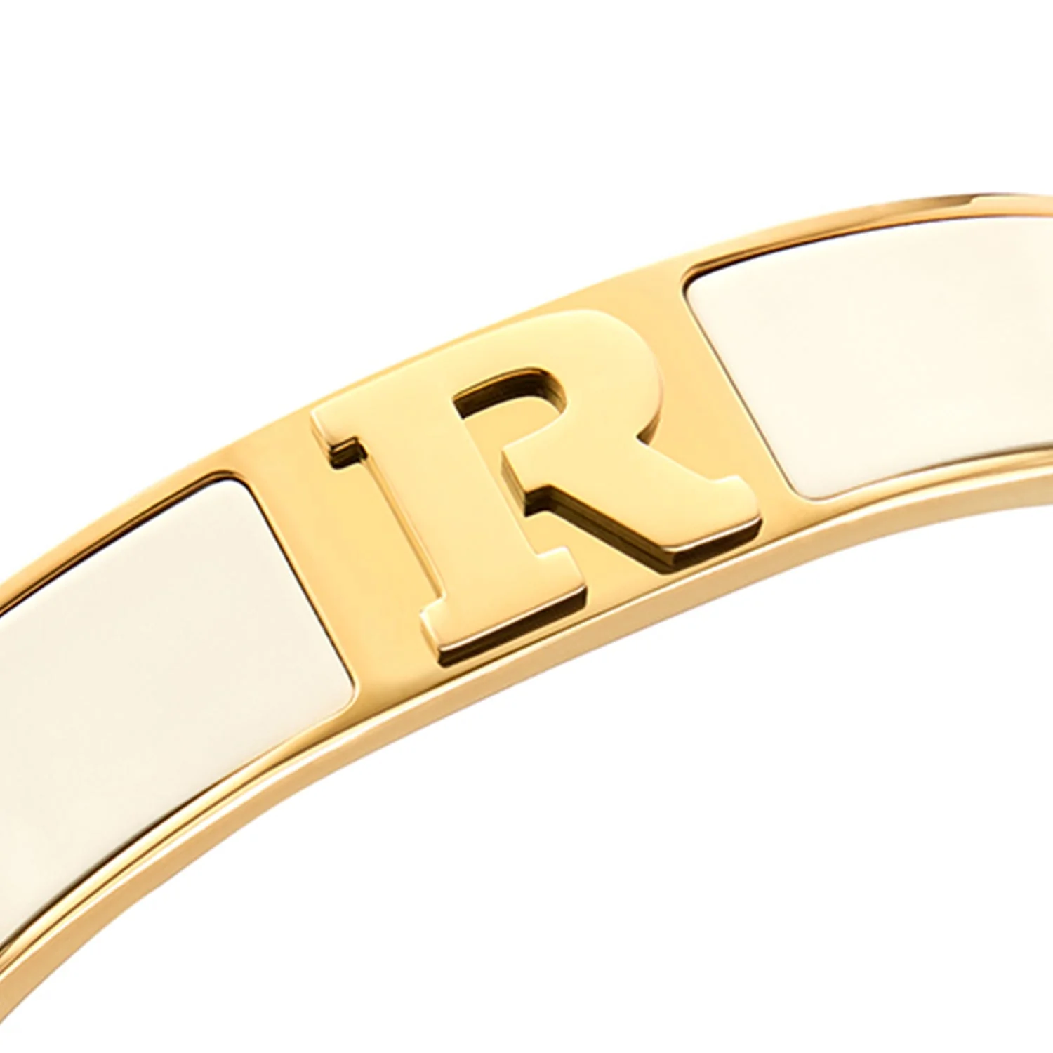 Icon Initial Bangle (Gold)
