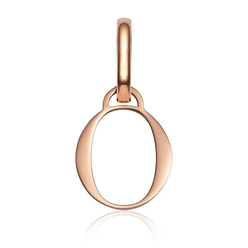 Letter Pendant (Rose Gold)