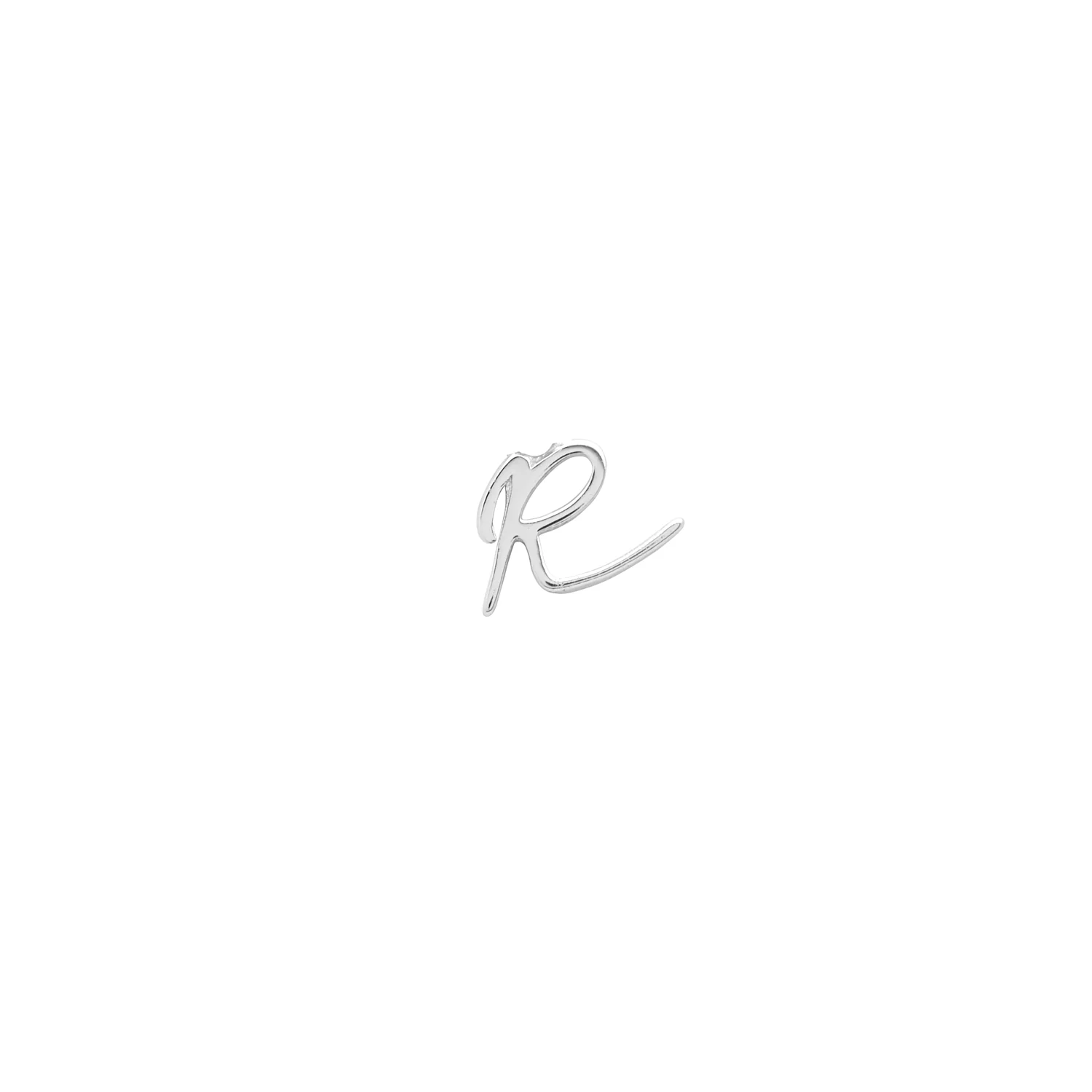 Stacey's Stories Script Initial Pendant (Silver)