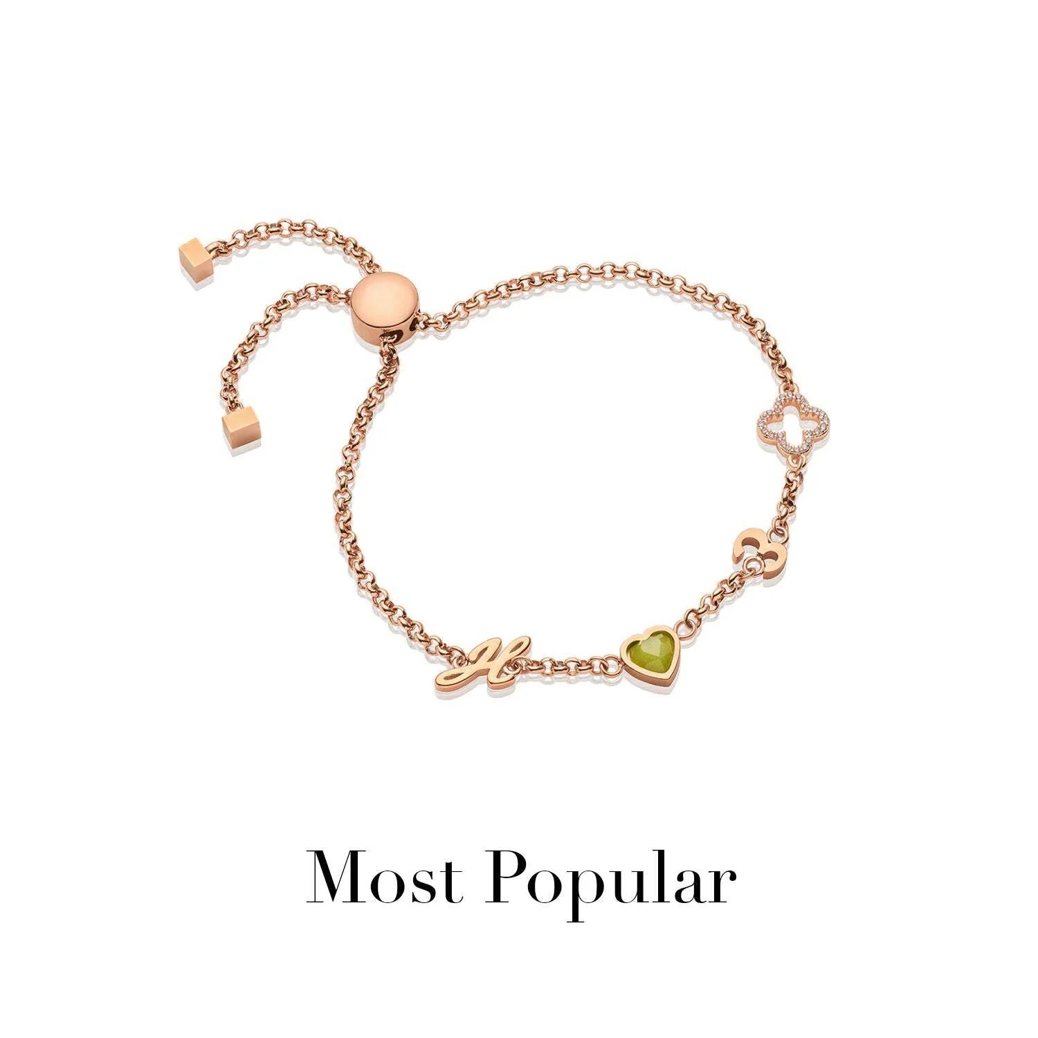 Made Mine Charm Bracelet (Rose Gold)