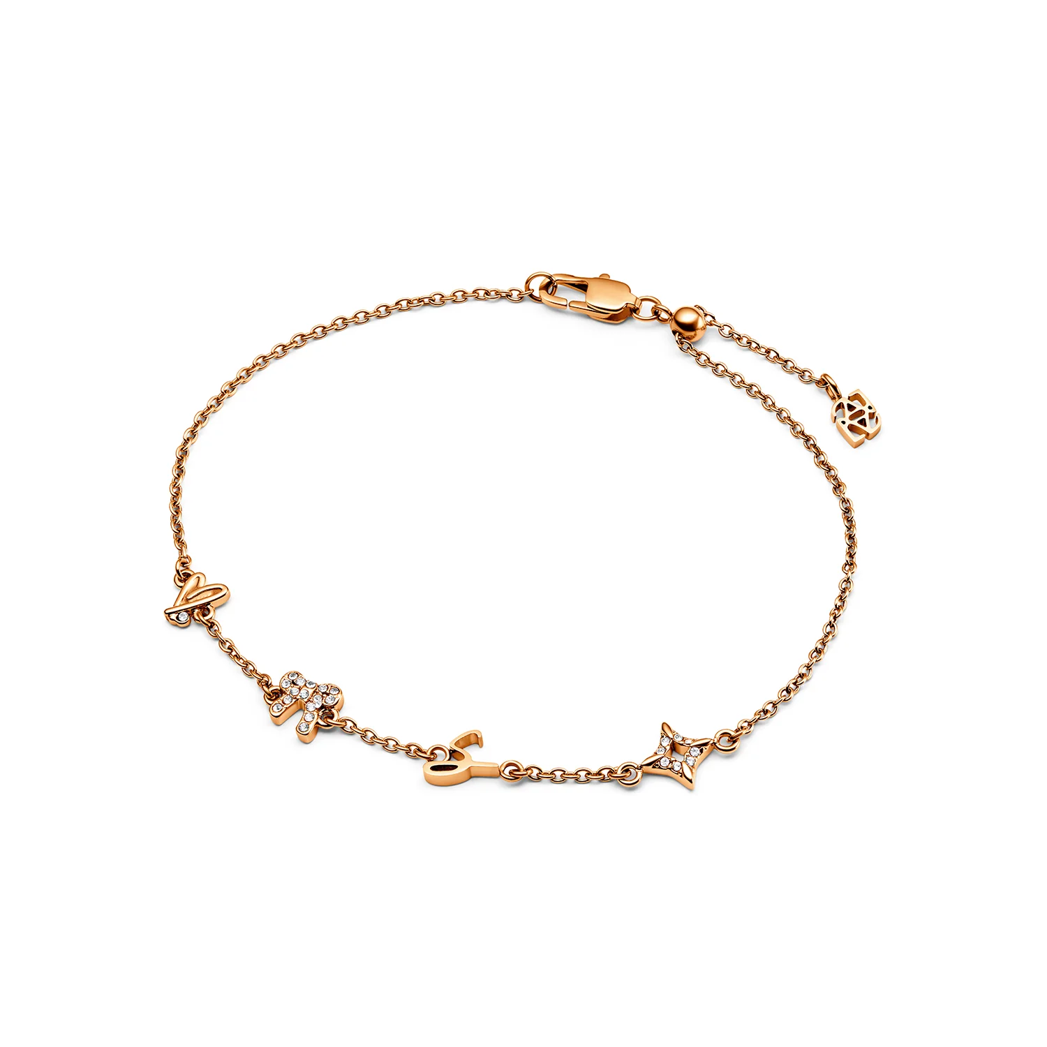 Made Mine Charm Bracelet (Rose Gold)