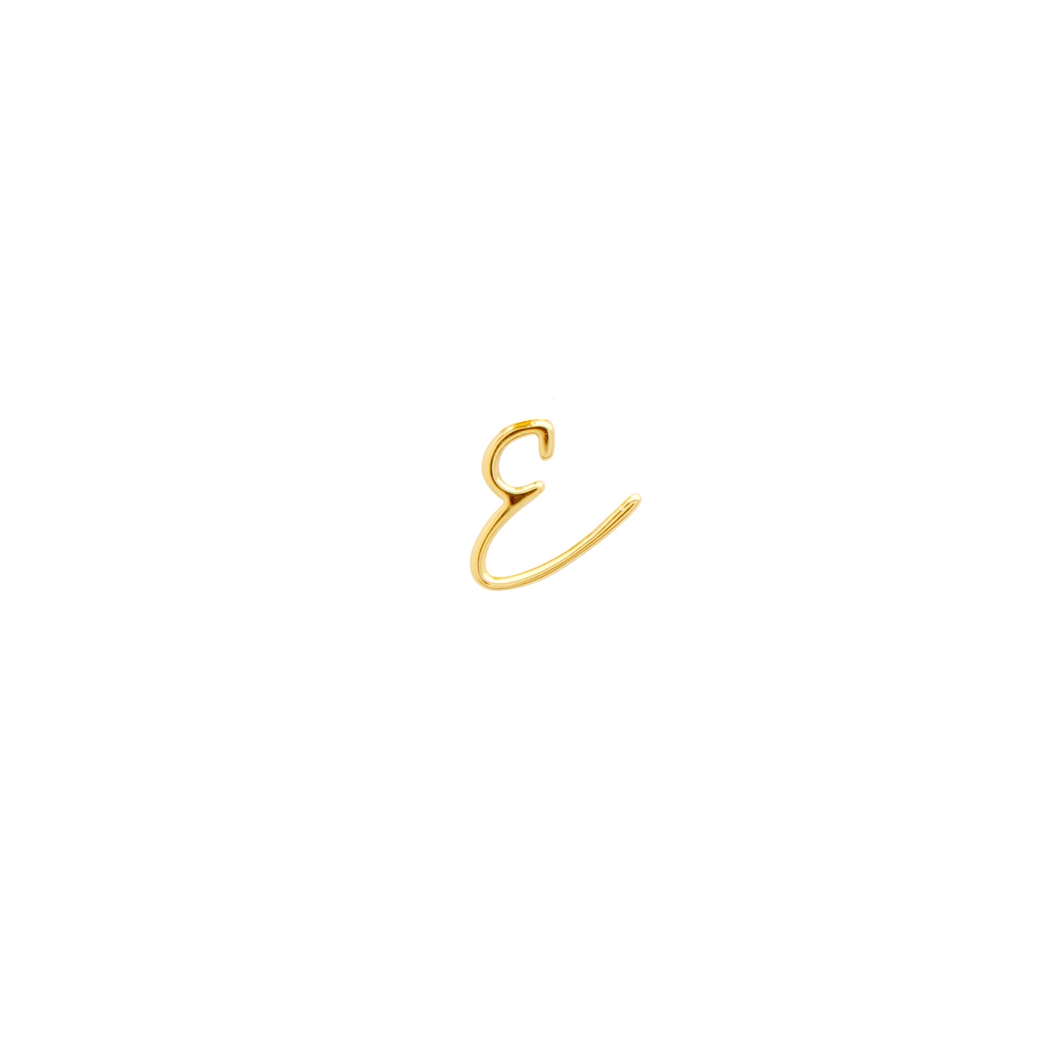 Stacey's Stories Script Initial Pendant (Gold)