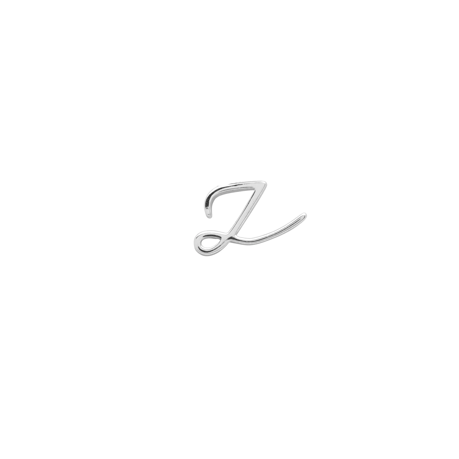 Stacey's Stories Script Initial Pendant (Silver)