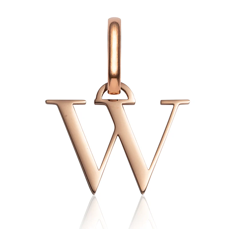 Letter Pendant (Rose Gold)