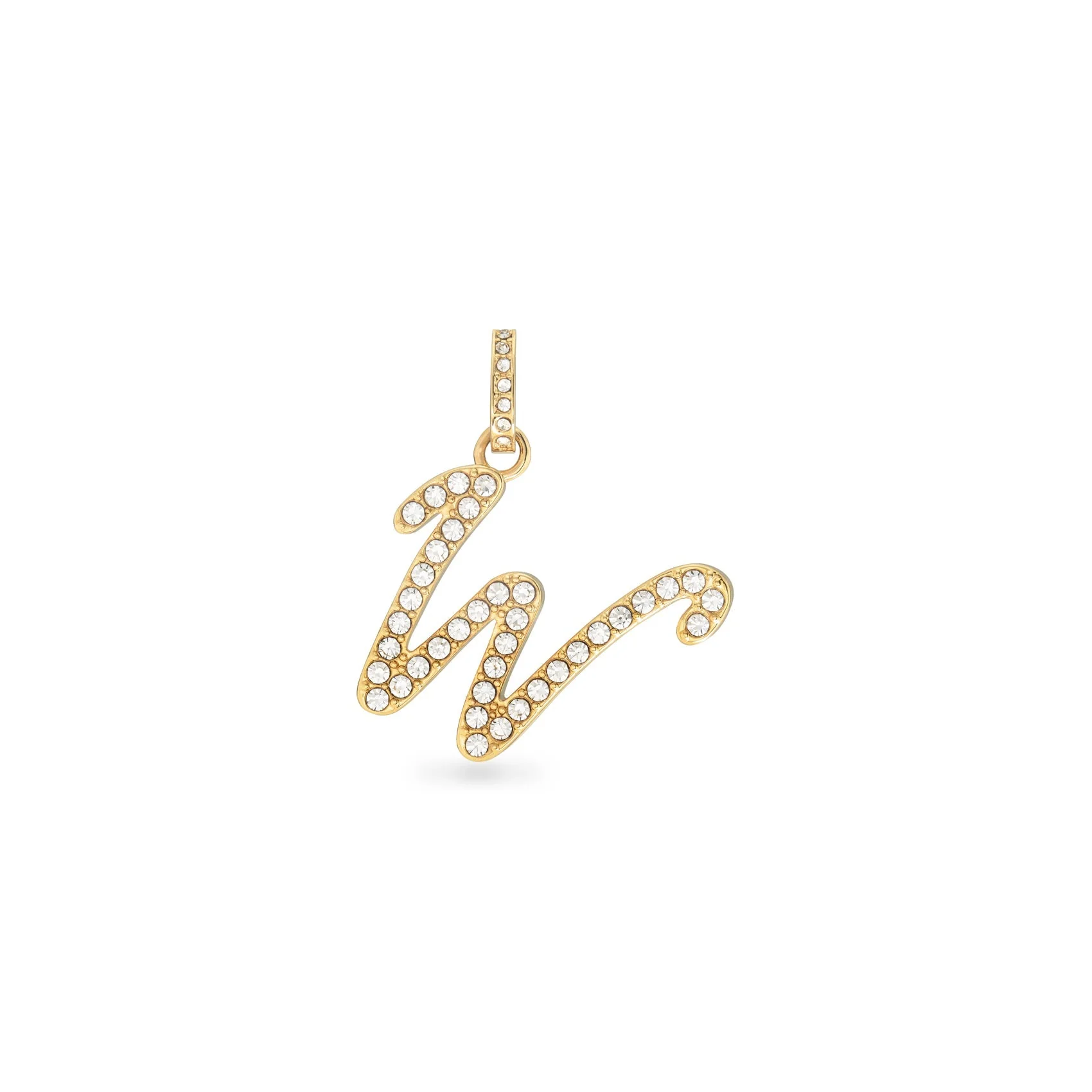 Pavé Initial Pendant (Gold)