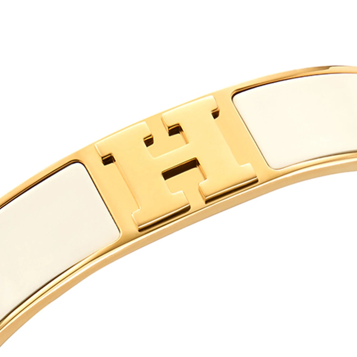 Icon Initial Bangle (Gold)