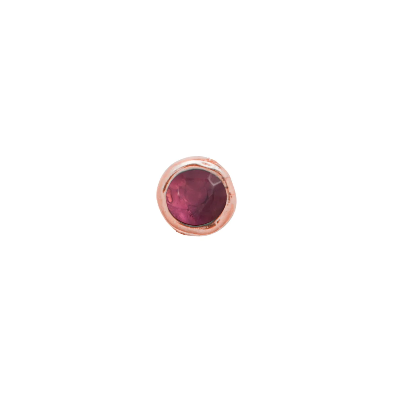 Made Mine Charms - Round Birthstone Charms (Rose Gold)