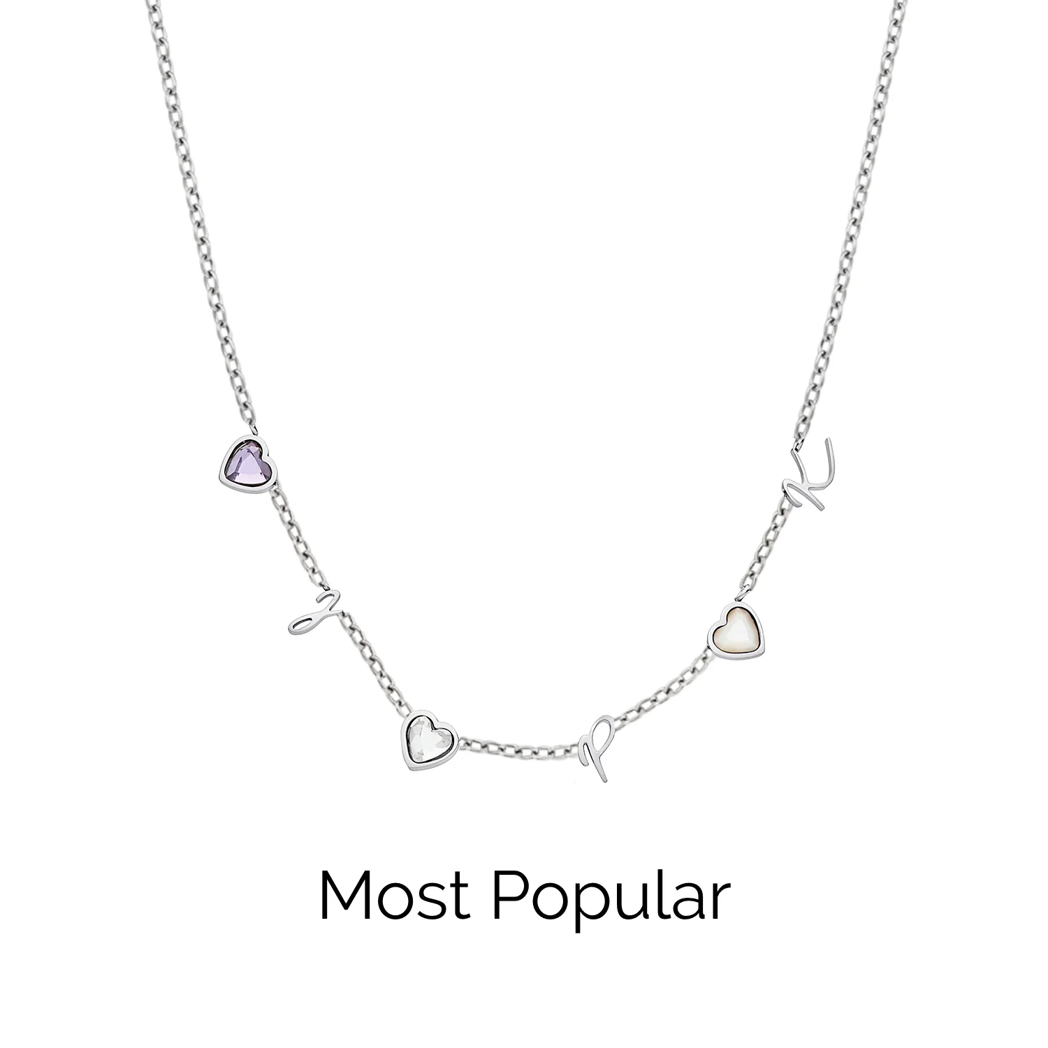 Made Mine Charm Necklace (Silver)