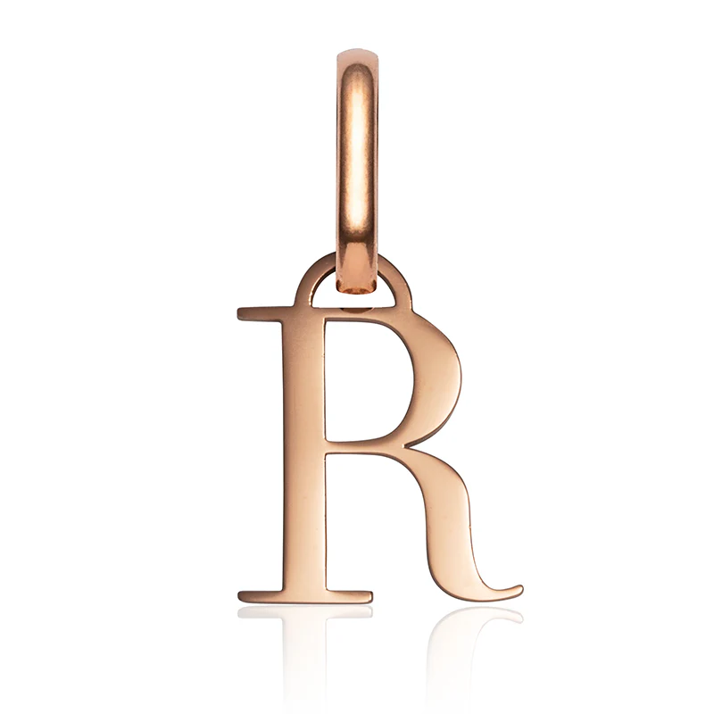 Letter Pendant (Rose Gold)