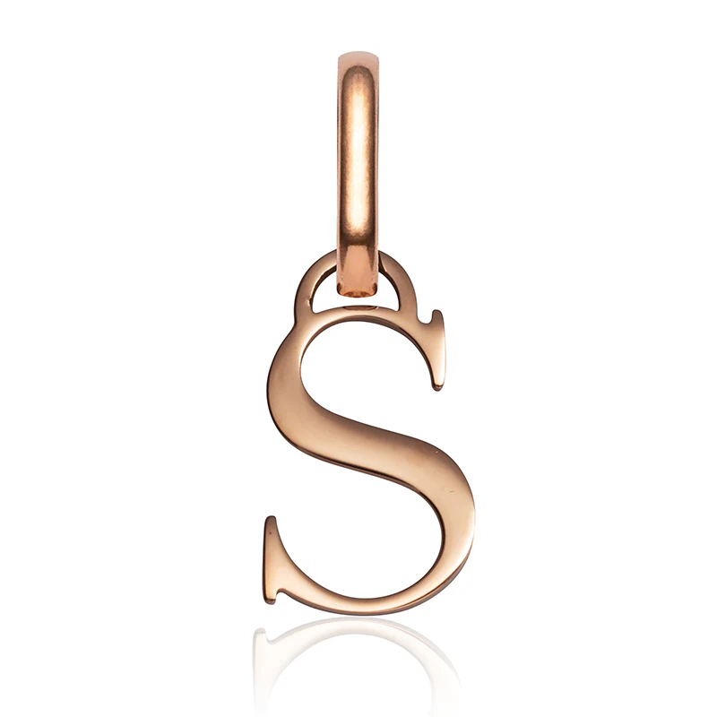 Letter Pendant (Rose Gold)