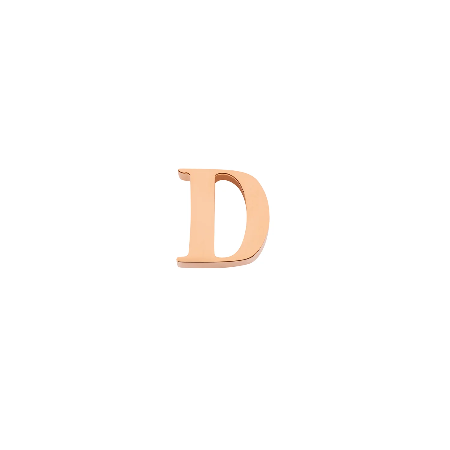 Made Mine Charms - Didot Initial Charm (Rose Gold)