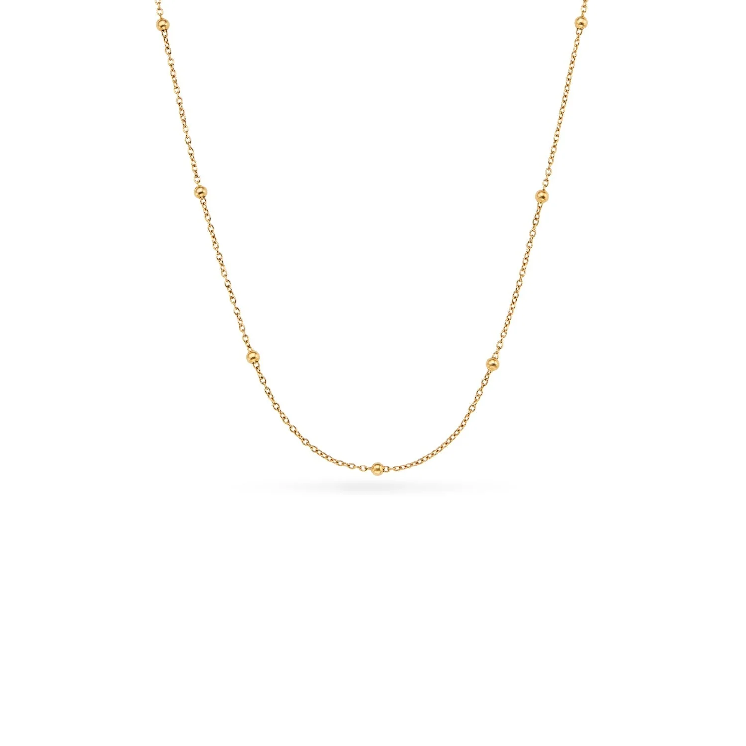 Sphere Chain Necklace (Gold)