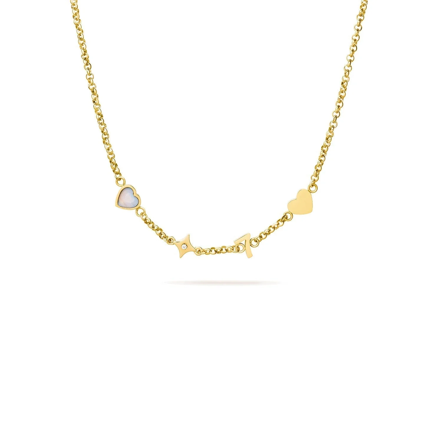 Made Mine Charm Necklace (Gold)