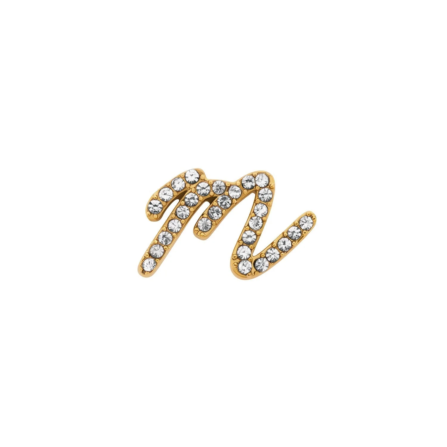 Made Mine Charms - Pave Initial Charms (Gold)