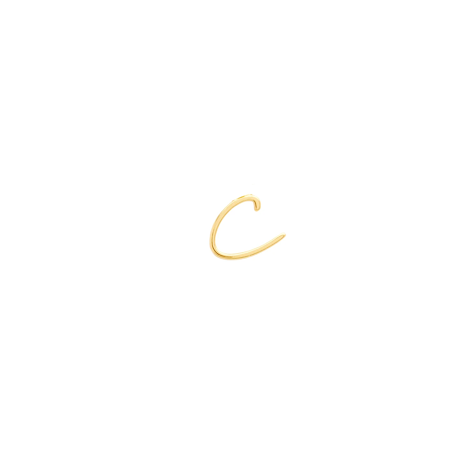 Stacey's Stories Script Initial Pendant (Gold)