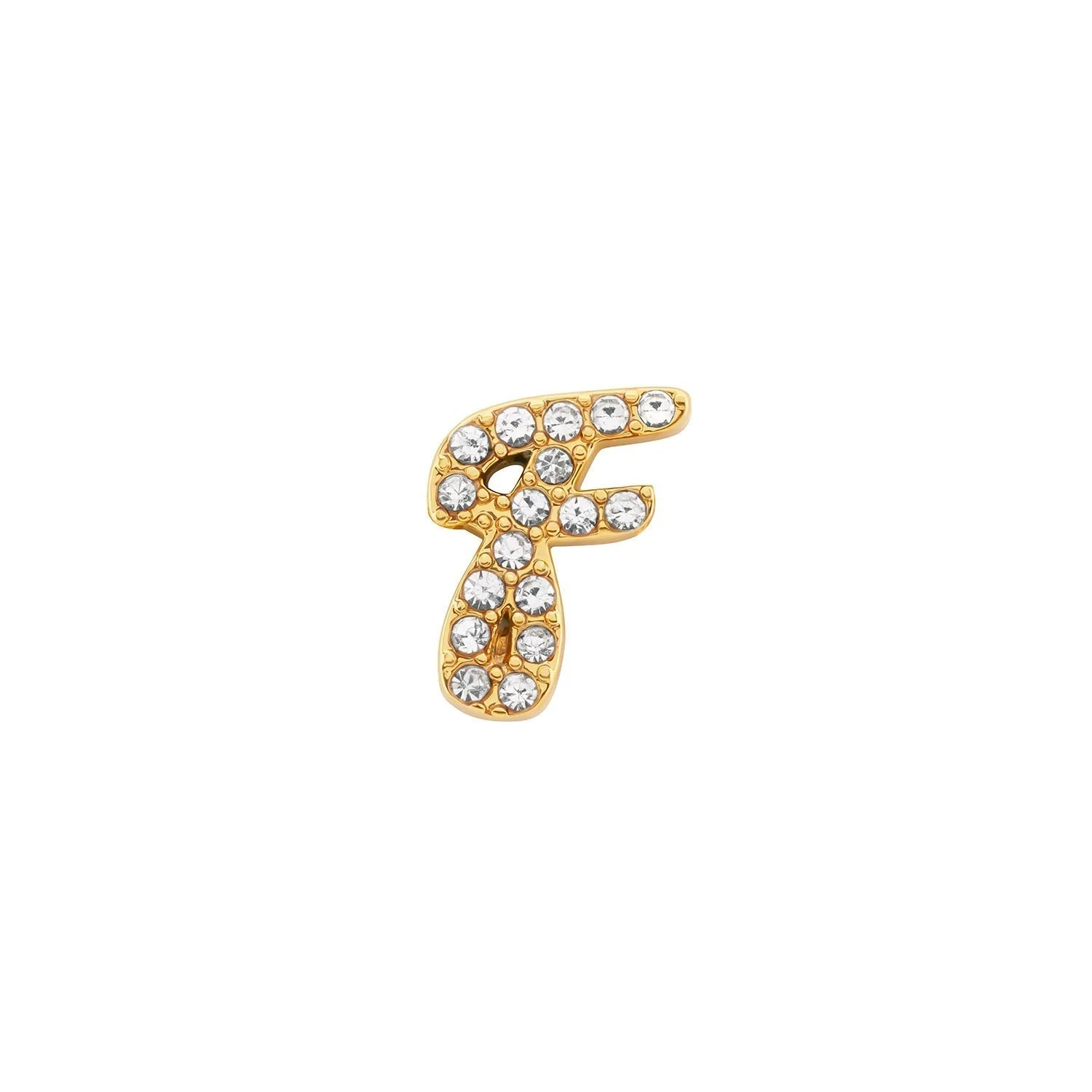 Made Mine Charms - Pave Initial Charms (Gold)