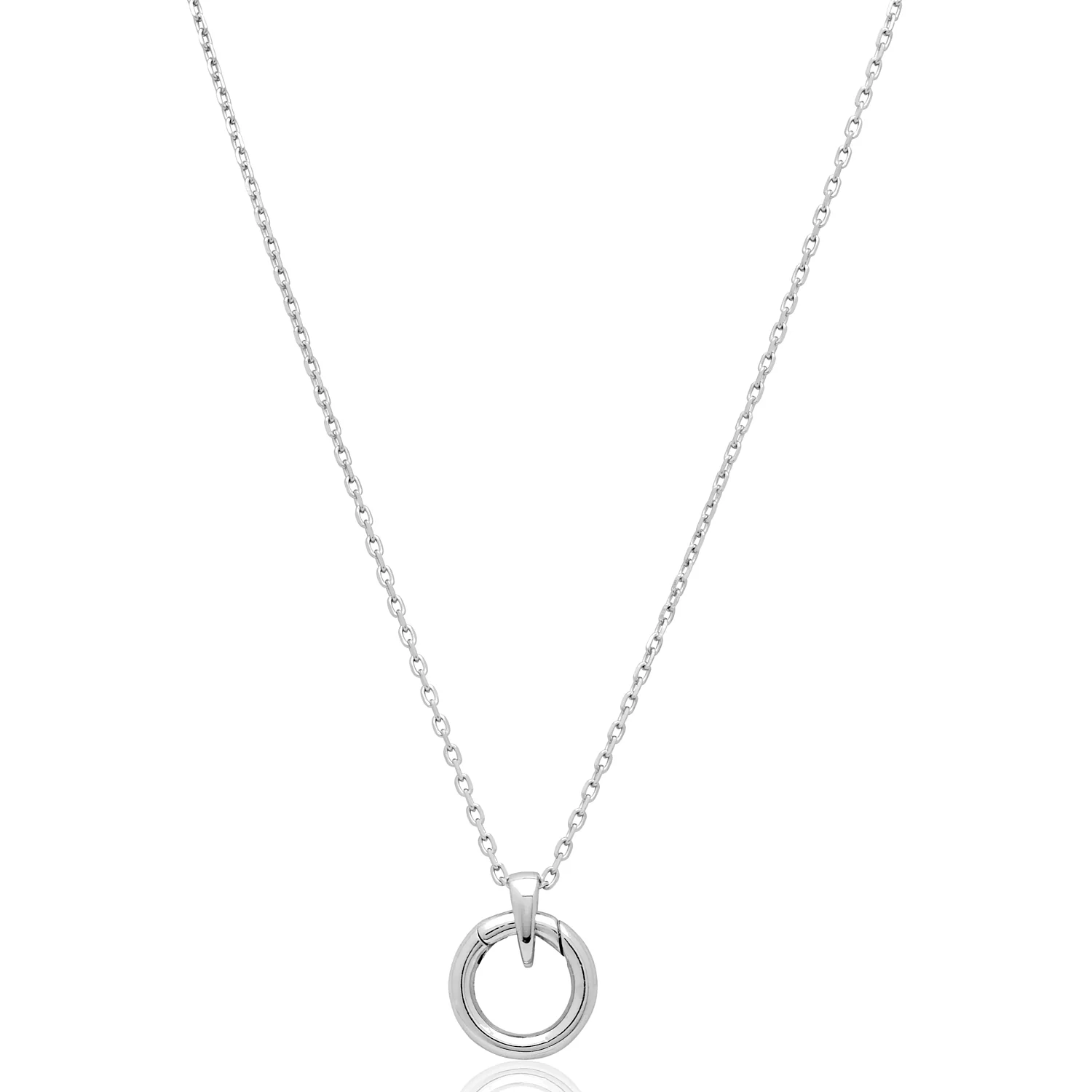 Stacey's Stories Multi Pendant Necklace (Silver)