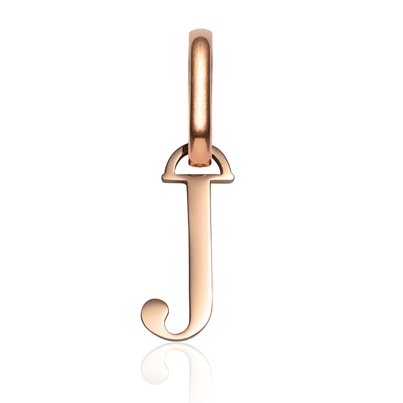 Letter Pendant (Rose Gold)