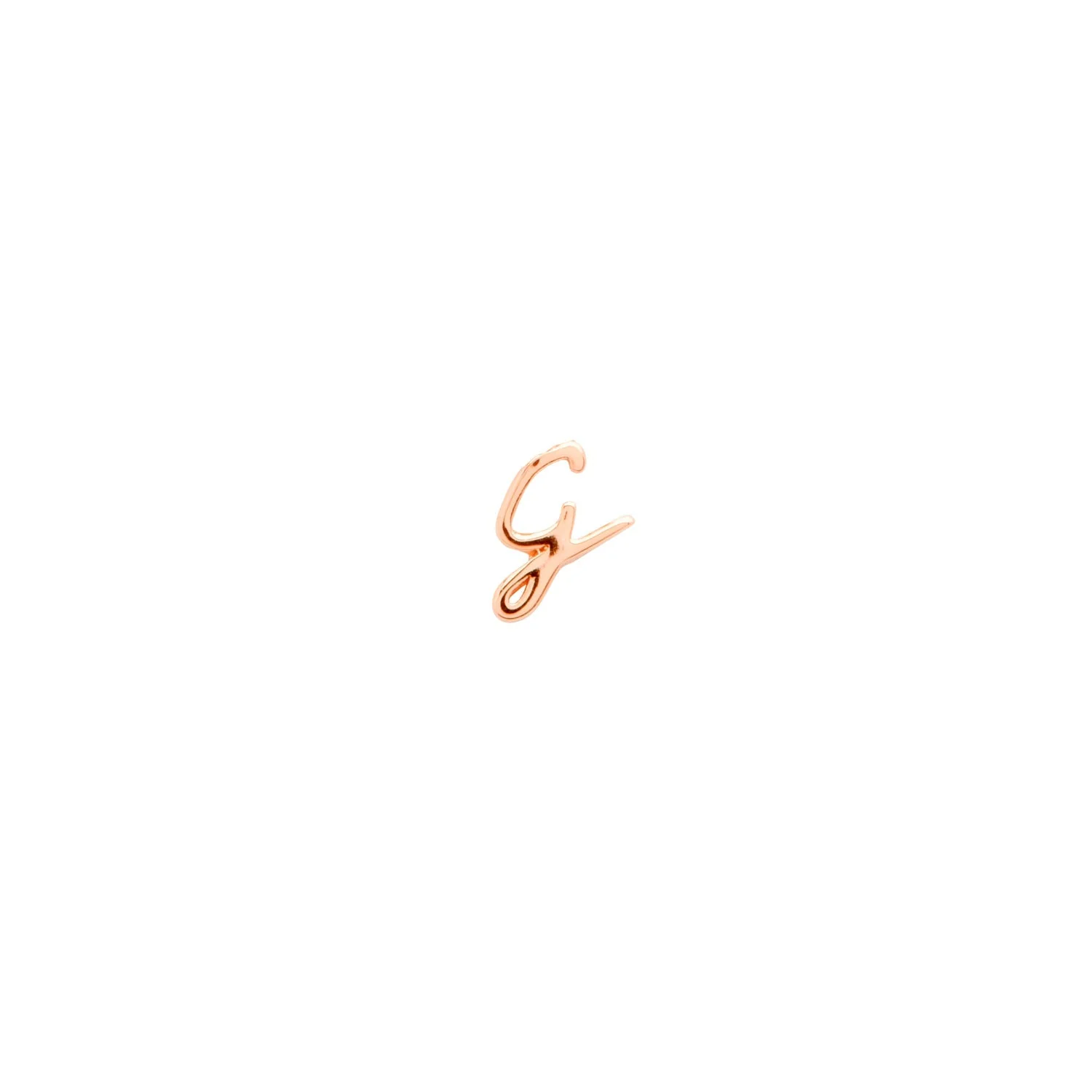 Made Mine Charms - Script Initial Charms (Rose Gold)