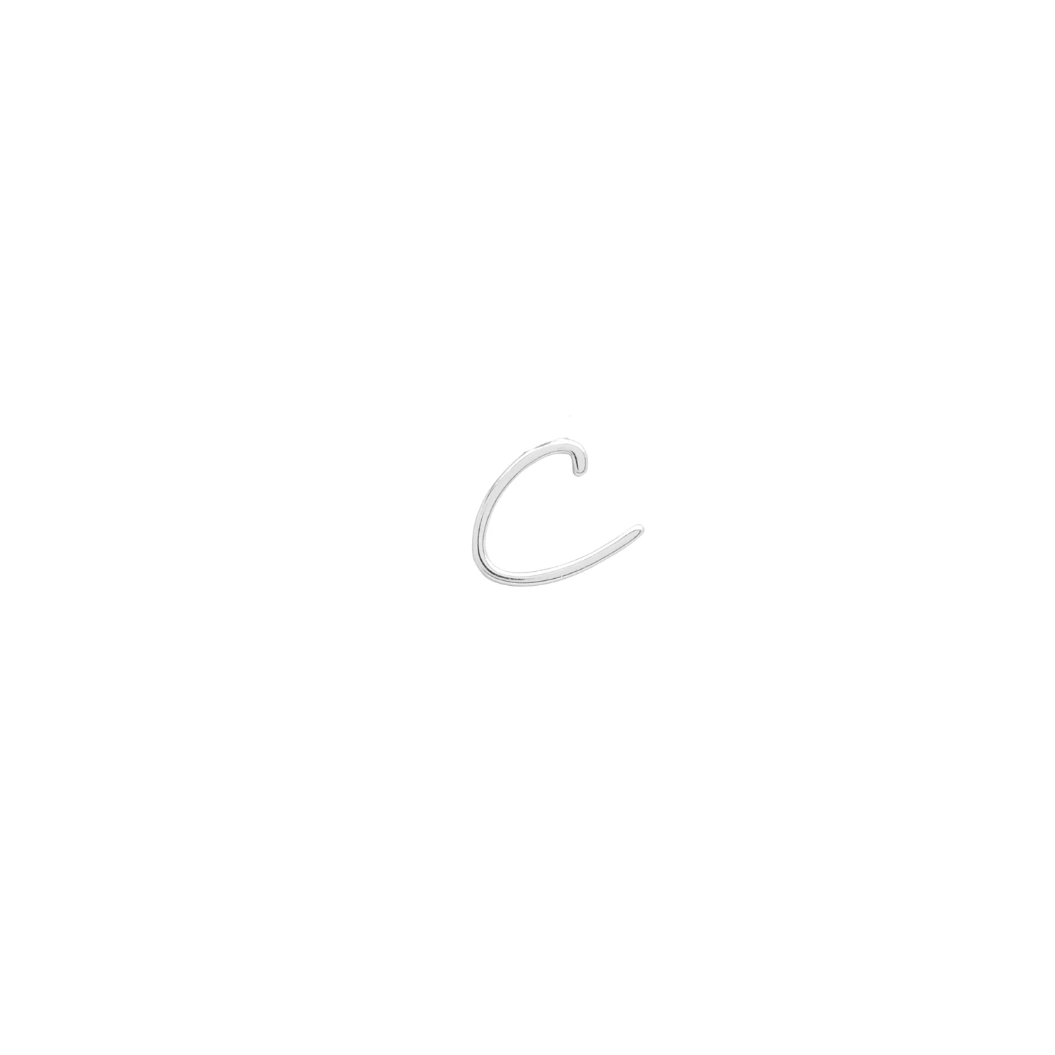 Stacey's Stories Script Initial Pendant (Silver)