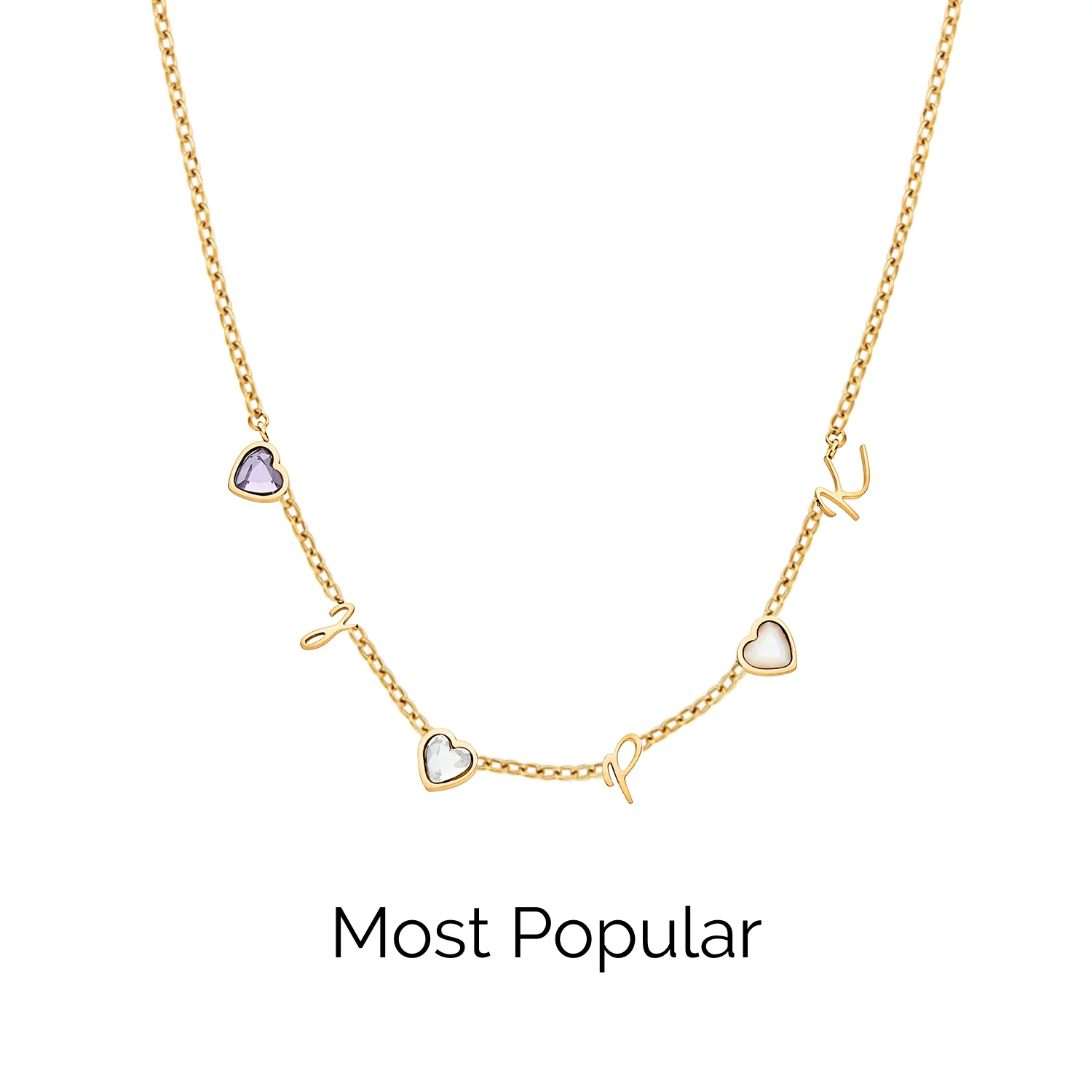 Made Mine Charm Necklace (Gold)