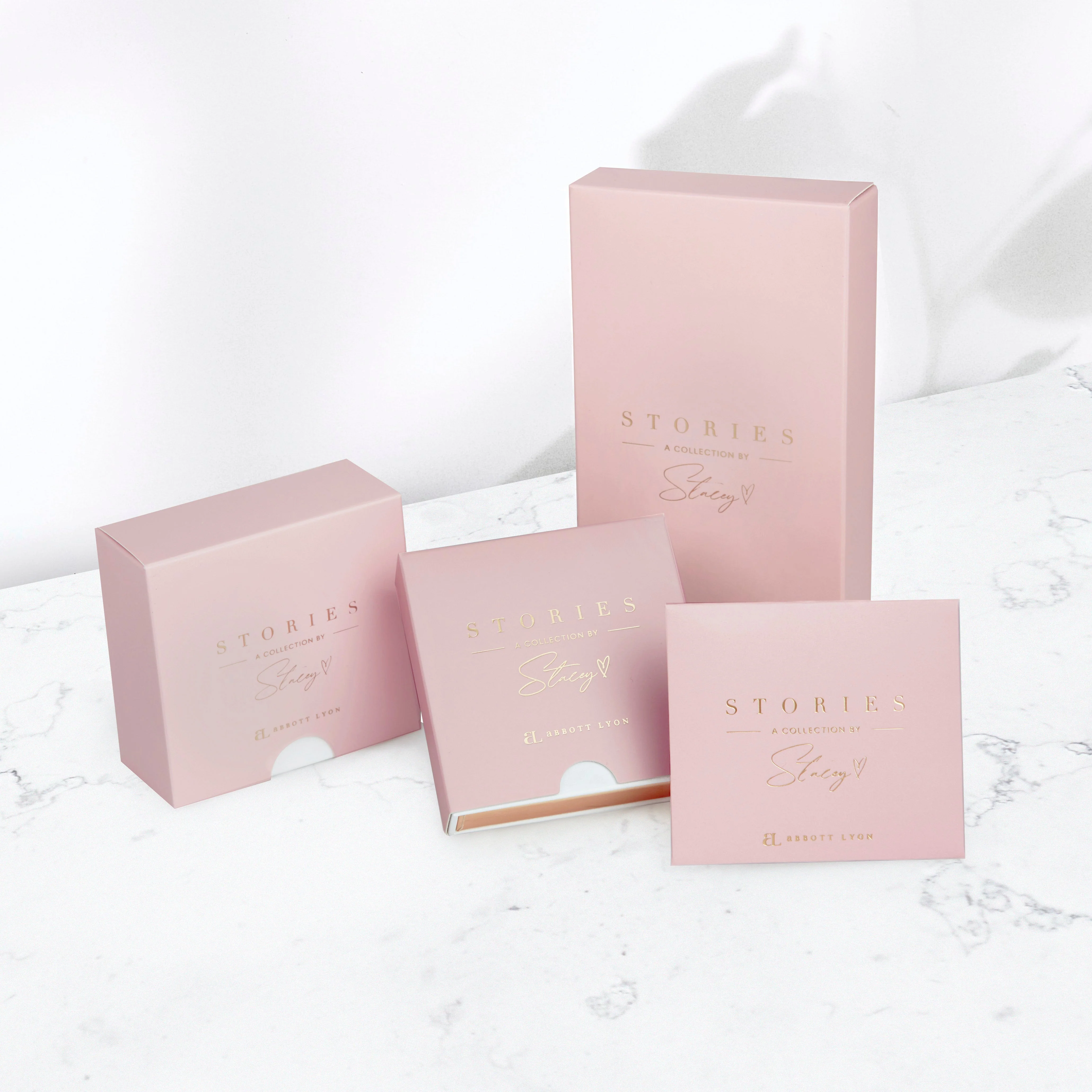 Stacey's Stories Doodle Heart Earrings & Ring Bundle (Silver)