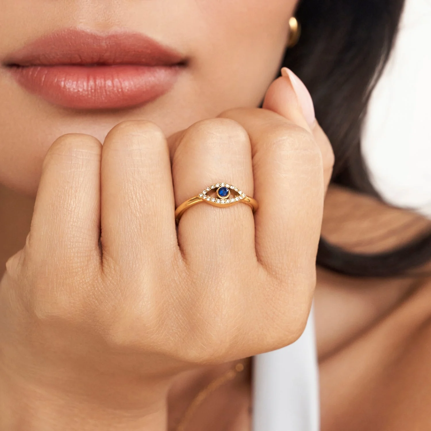 Evil Eye Ring (Gold)