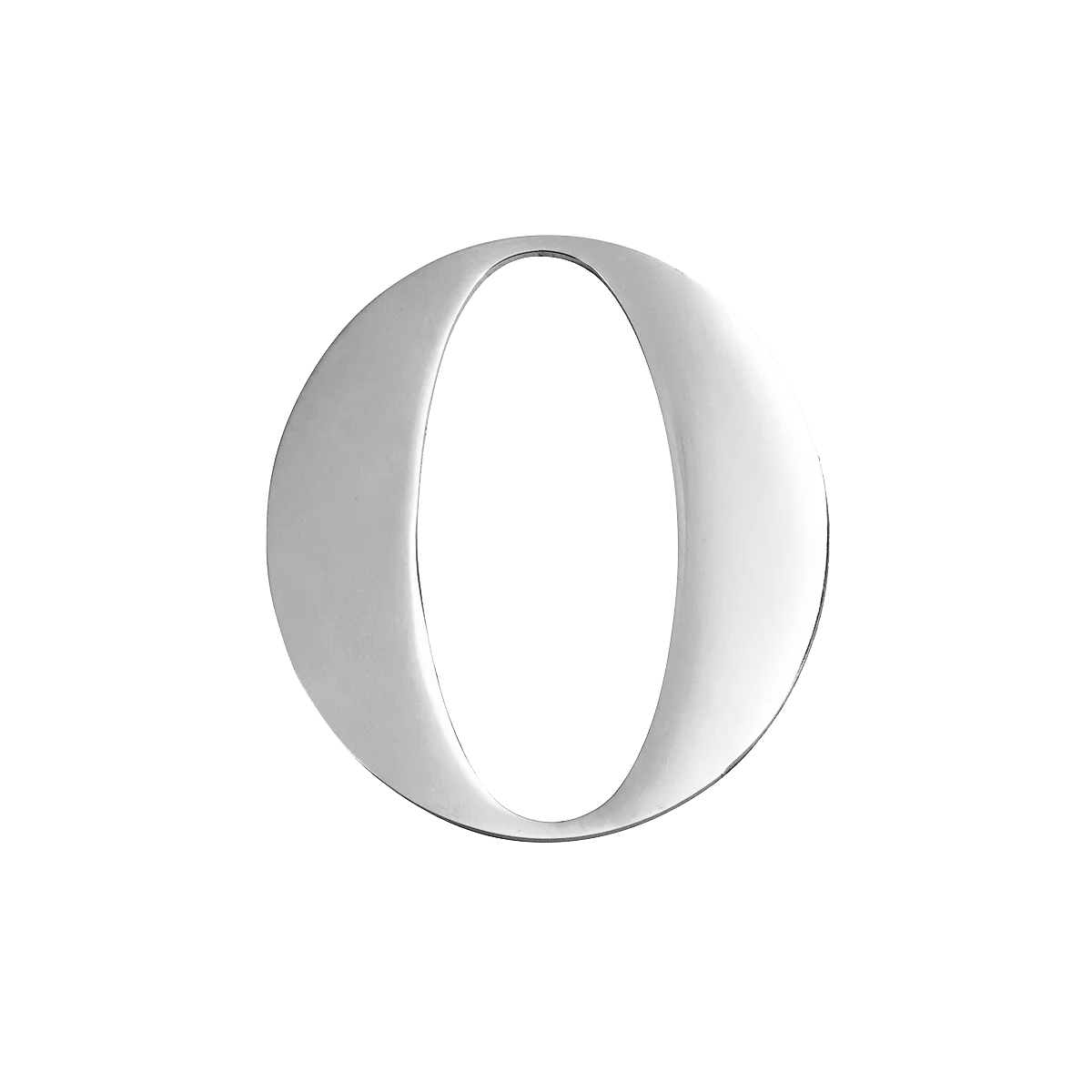 Custom Figaro Icon - Initial (Silver)