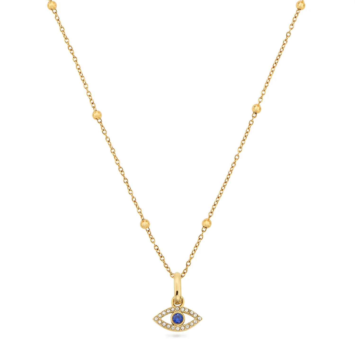 Evil Eye Necklace (Gold)