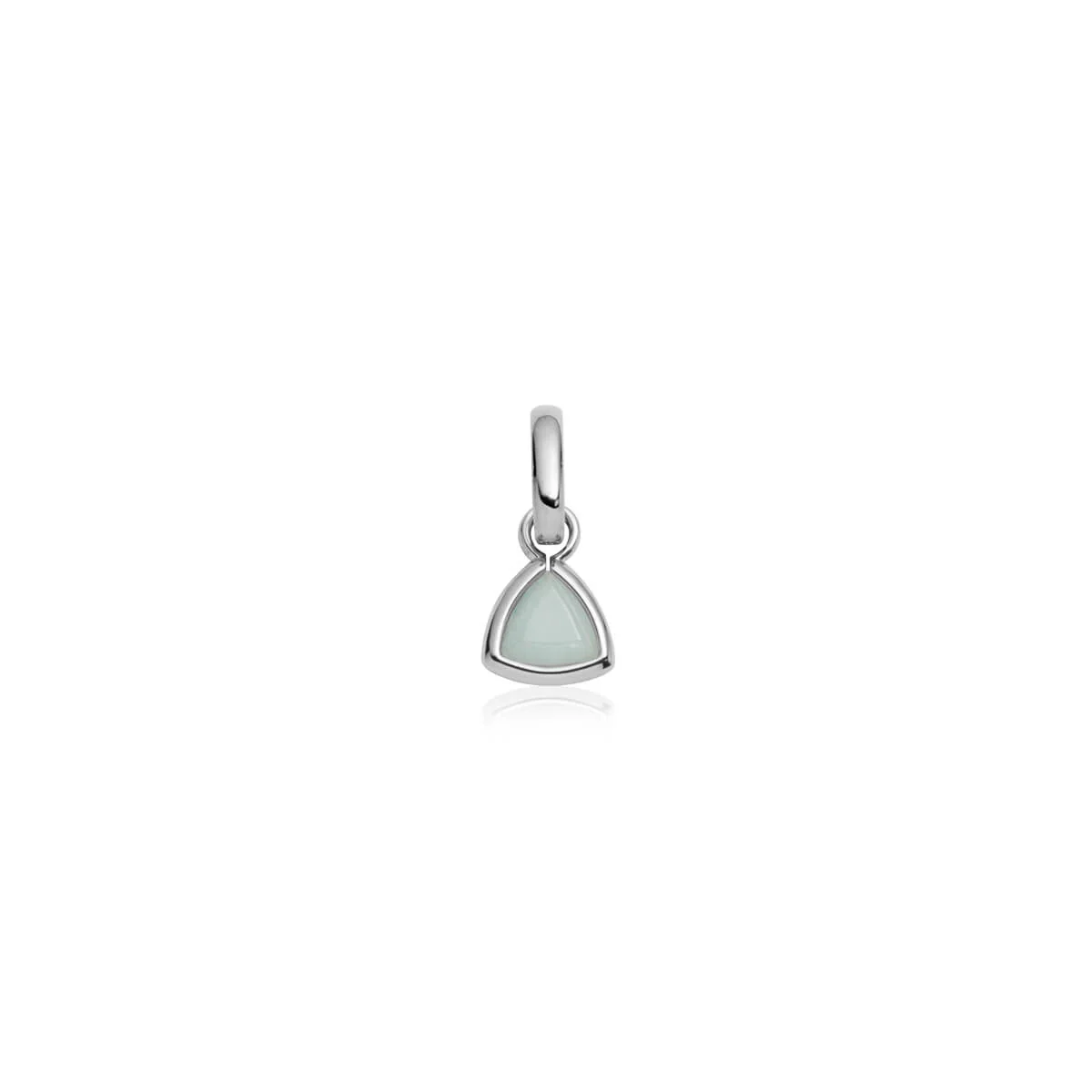 Droplet Birthstone Pendant (Silver)